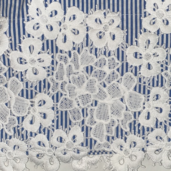 🌺DRAPER JAMES ‘Sarabeth’ Seersucker Mini Skirt - Picture 8 of 8